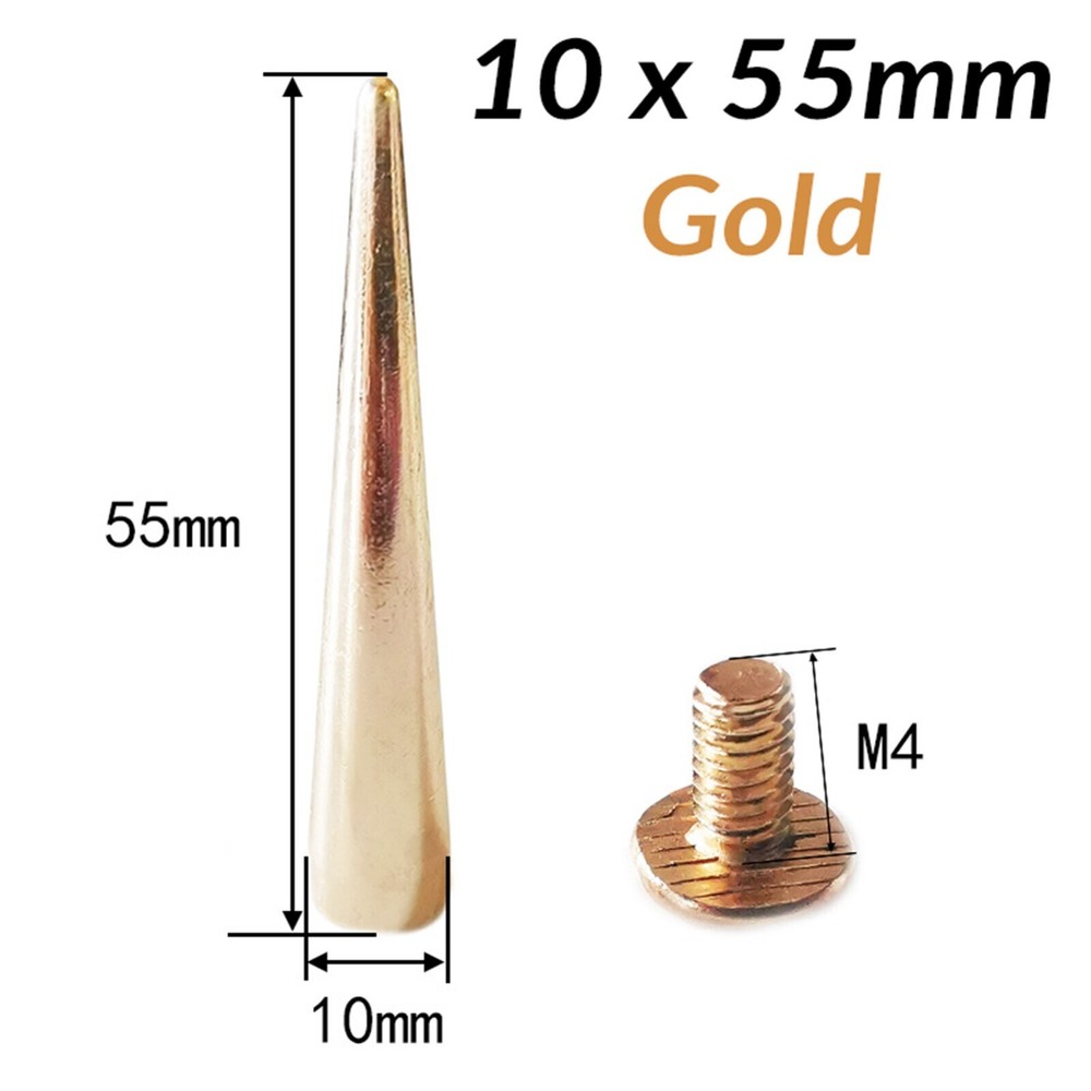 Screwback Studs Spike Cone Spike Long Cone Punk Studs Rivets Jackets Clothing