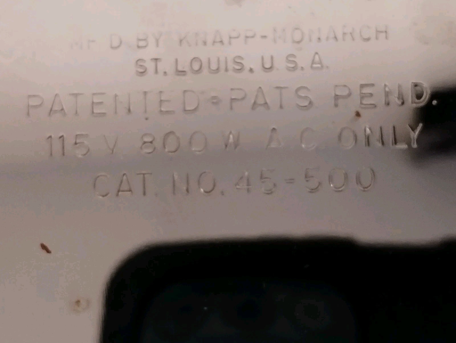 Vntg '50s Knapp Monarch Redi Baker Chrome Counter Top Oven. WORKS, LN, w/ Box