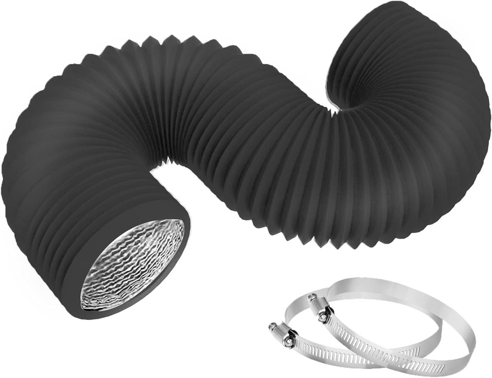 High-Performance 4 Inch Dryer Vent Hose with Clamps for Efficient HVAC Solutions