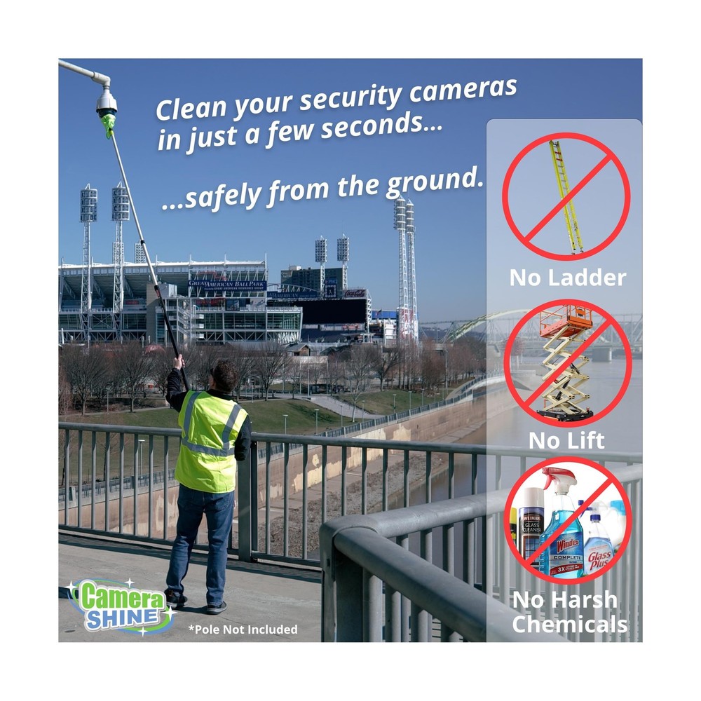 PRO Surveillance Cleaning Kit - Safely Clean Any Security Camera Safely from ...