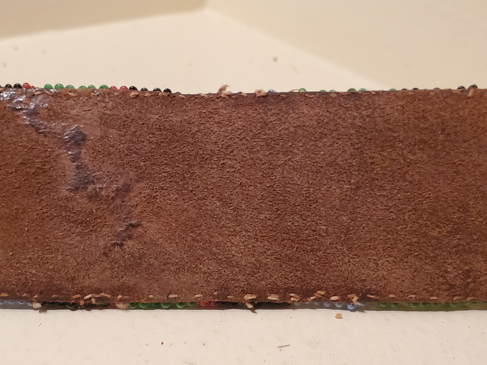 Antique OLD Native American Indian n. plains blackfoot beaded belt 19th c.