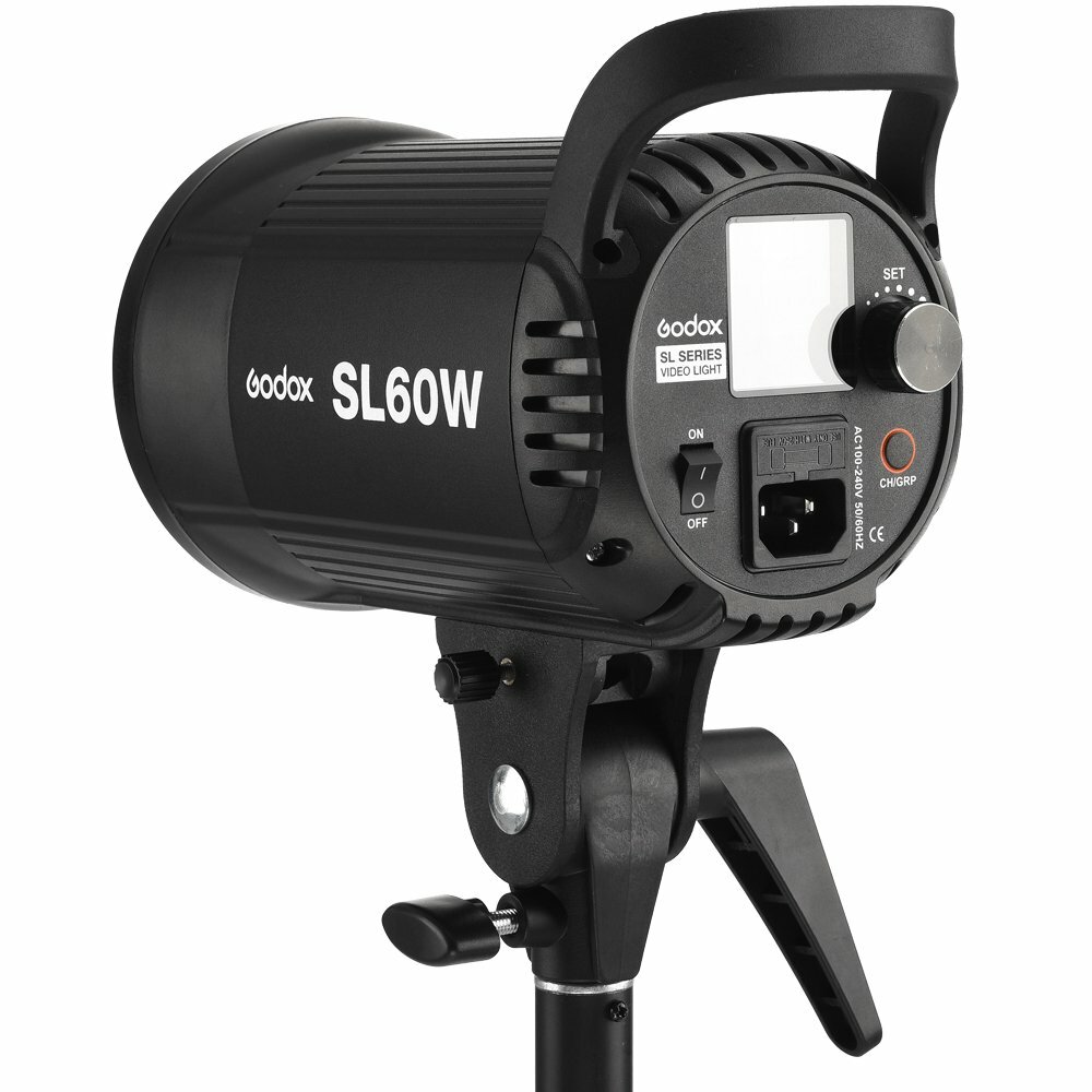 2pcs Godox SL-60W 5600K Studio LED Video Light Continuous Light With Remote