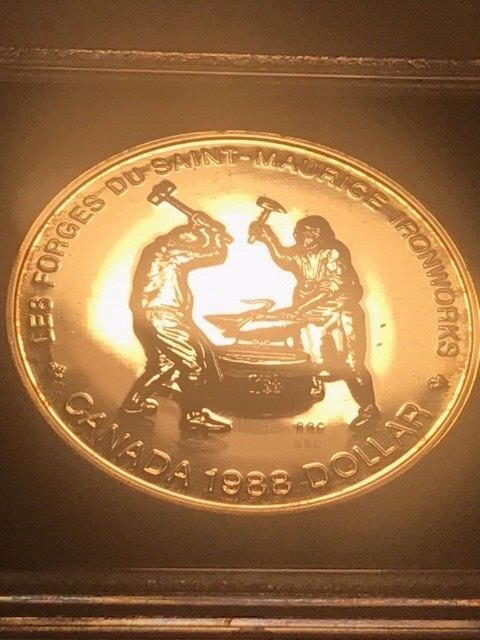 1988 Canada Iron Workers Silver Proof In Mint Packaging Gem Proof #14272