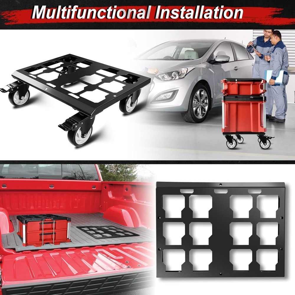 Heavy Duty Tool Box Dolly Compatible with Mil.Waukee Small-no Push Handle