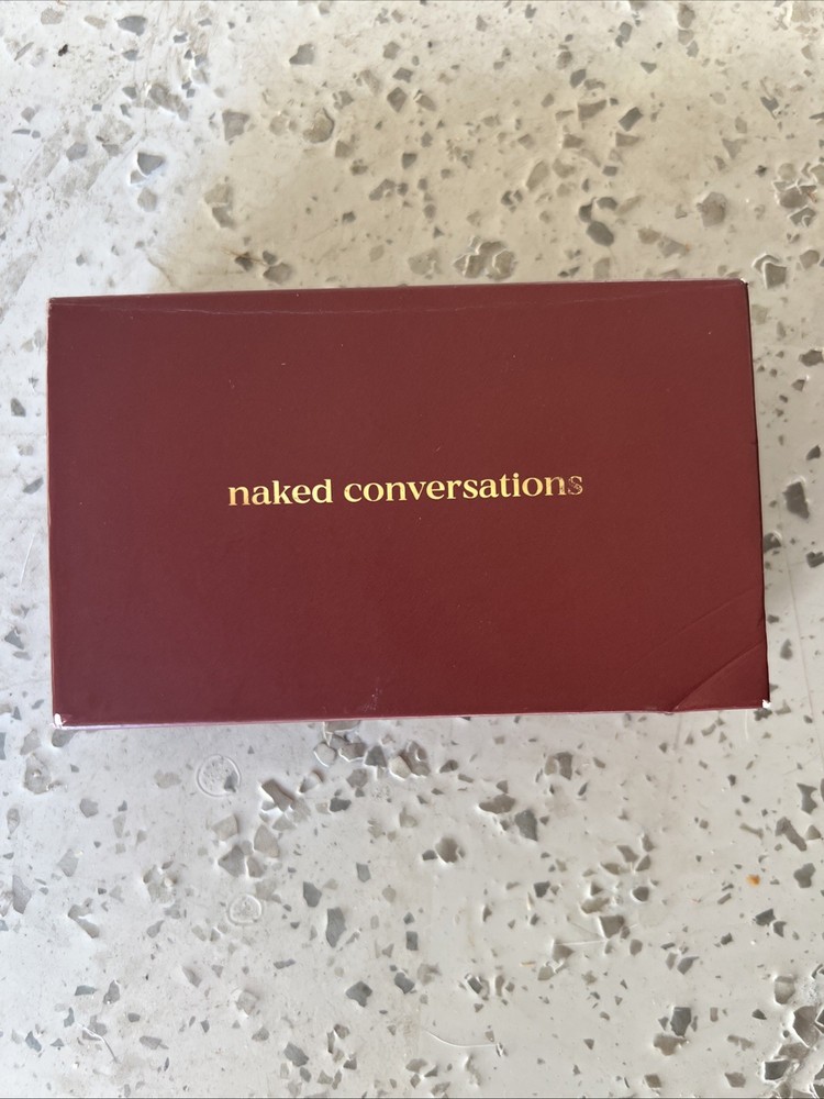 Brown NAKED CONVERSATION Card Set for Deeper Connection