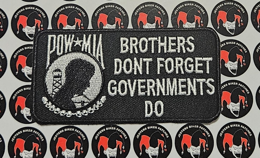 POW MIA Embroidered Patch TJD012