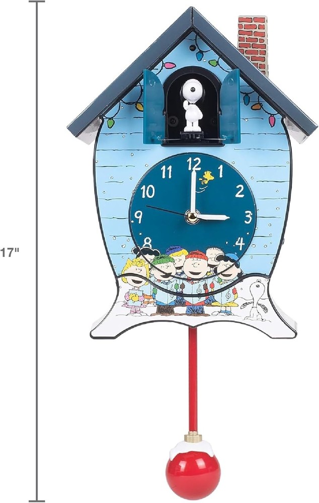 Mark Feldstein Snoopy Cuckoo Clock - Officially Licensed