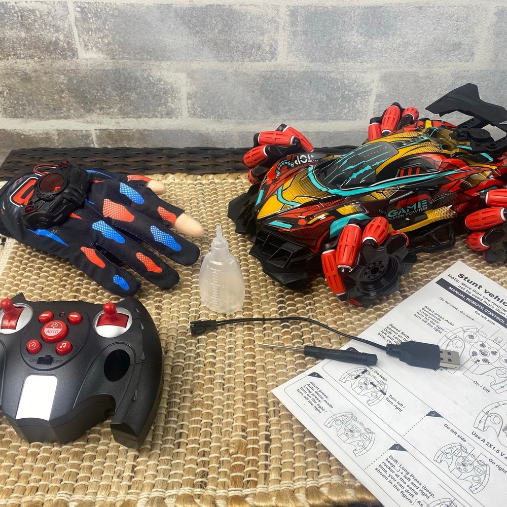 NEW Multi-Function GoolRC Stunt Car, Remote Control 2 remotes Lights music water