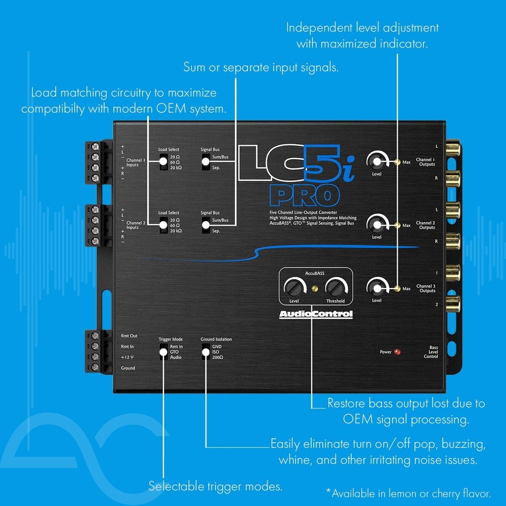 AudioControl LC5i PRO+LPHFD31 Amplifier Integration Solution for Non-Amp Ford