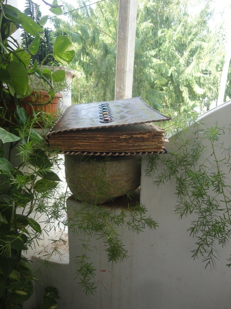 Handmade Journal Notebook Diary Extra Large Seven Stone Embossed