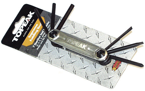 Topeak Supreme Seven Function Folding Tool / Allen Tool NEW!