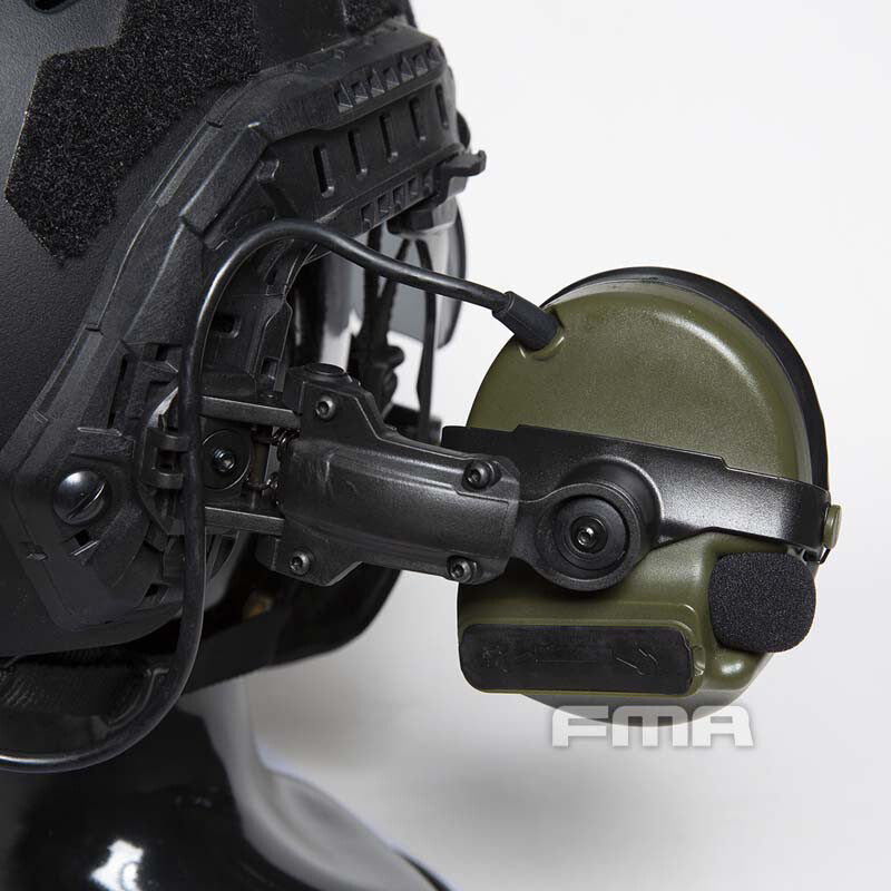 FMA Tactical Headset Helmet ARC Rail Bracket Adapter AMP Bridge COMTAC3 Headset