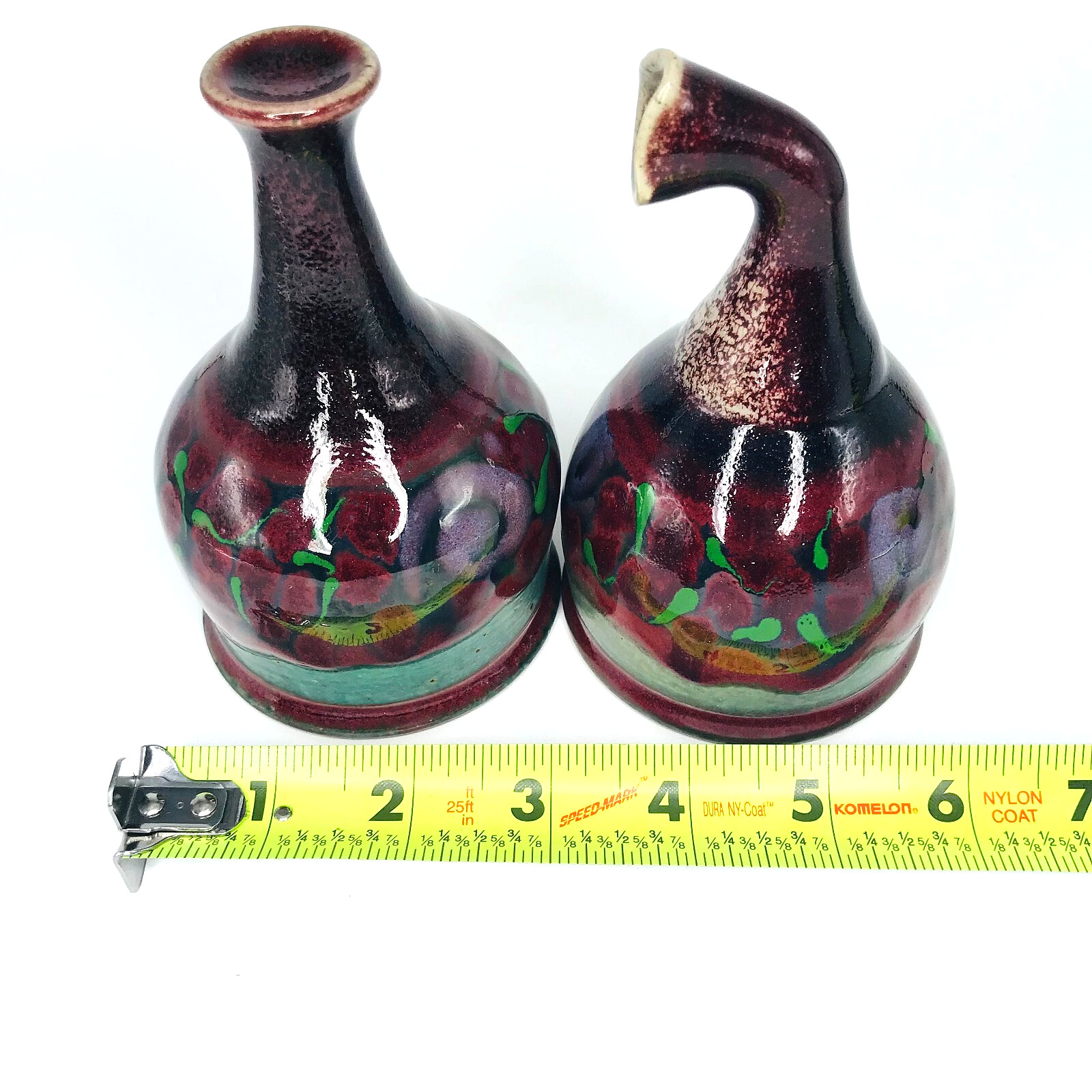 Studio Pottery Magic Secret Spice Salt & Pepper Shaker Set - Great Condition