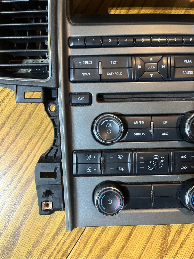 2010-2012 Ford Taurus Radio Climate Control Dash Trim Panel AG1T-18A802-BB OEM