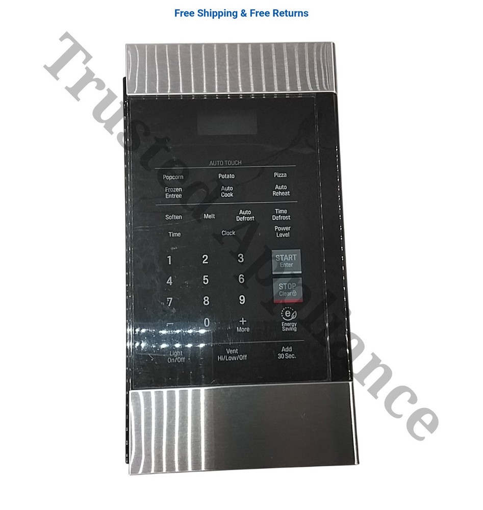 LG Microwave Control PANEL PART # ACM73720614 SILVER
