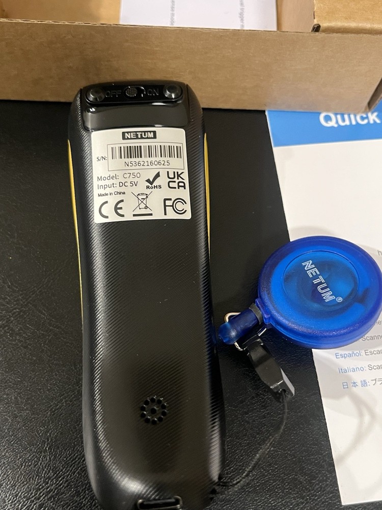 NETUM C750 Bluetooth Portable2.4G Wireless QR Bar Code Reader—FREE SHIPPING 🔥
