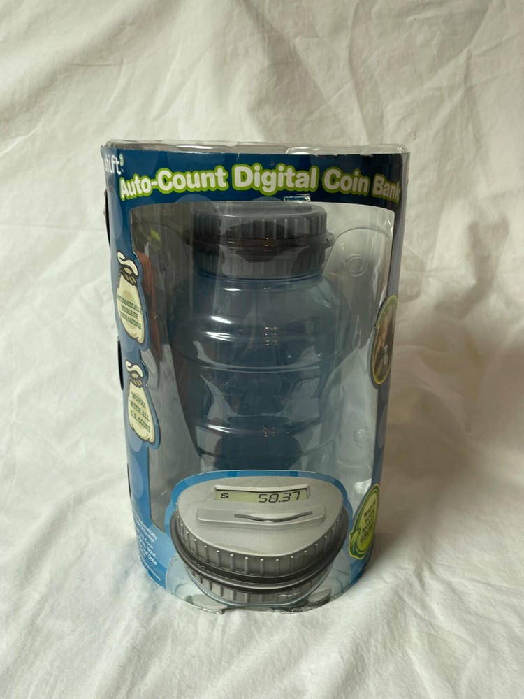 Shift 3 Auto Count Digital Coin Bank (BX64)