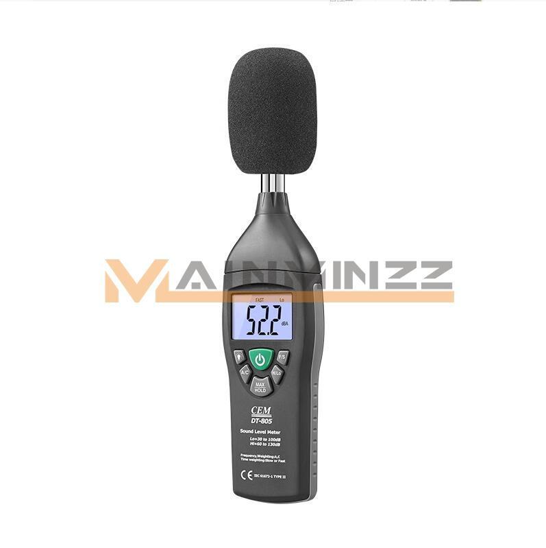 DT-805 High Performance Sound Level Meter Max Hold and Data Hold Function