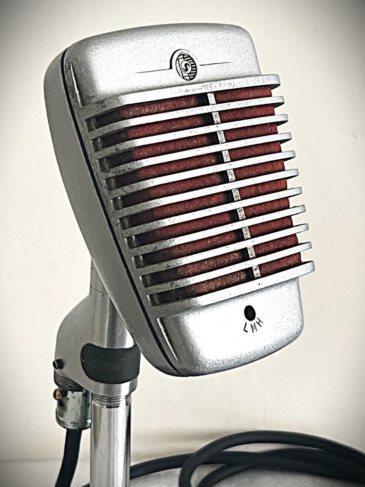 Vintage 1960's Shure 51 Sonodyne Dynamic Microphone, original element, nice!