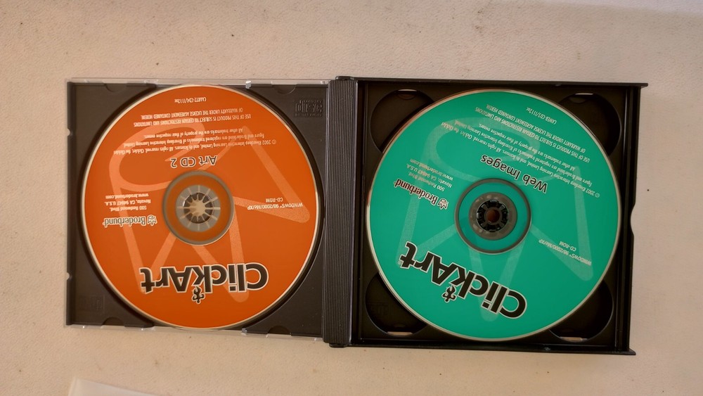 ClickArt 400,000 Computer Software for Windows by Broderbund AOL Graphics CD. P3