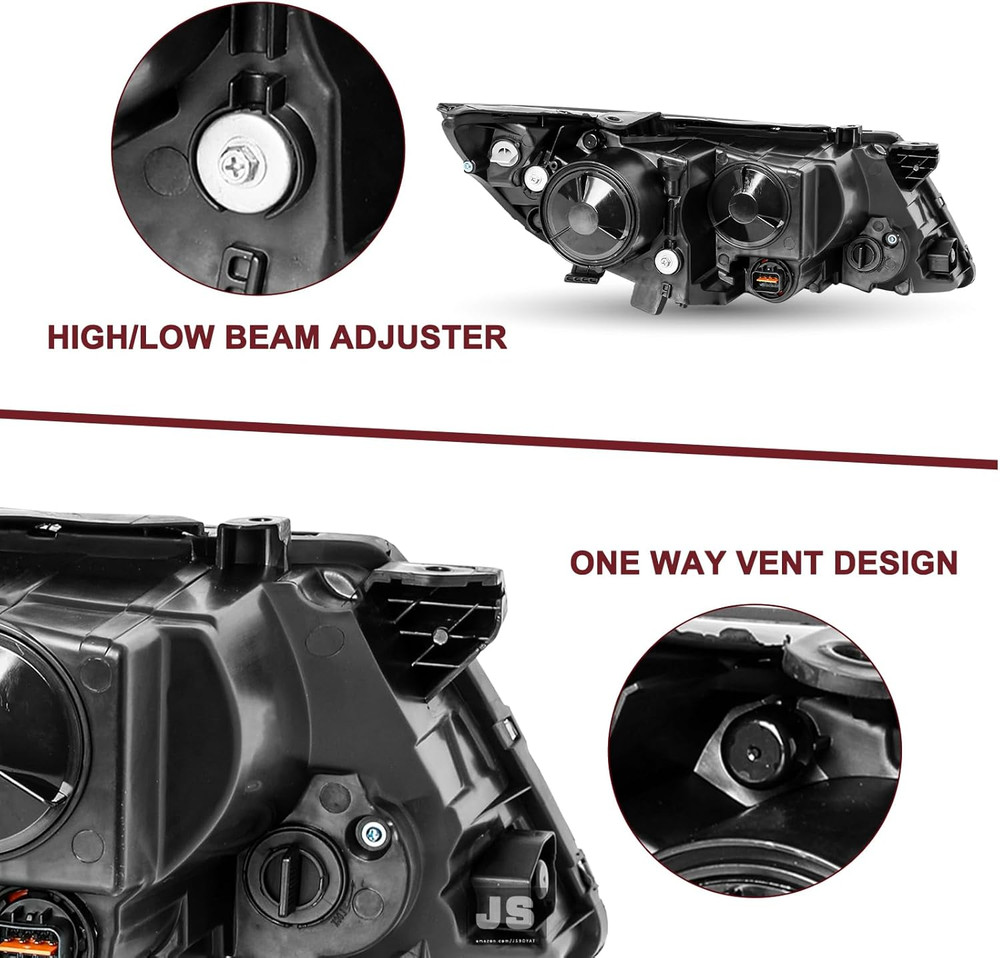 Headlight Assembly Replacement Fit for 2011-2013 Kia Optima Headlamp Replacement