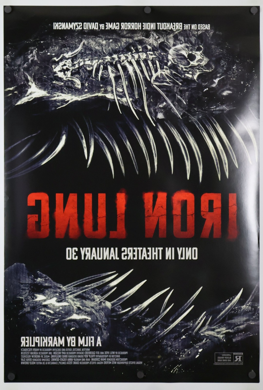 Iron Lung - original DS movie poster 27x40 D/S - 2026 Horror