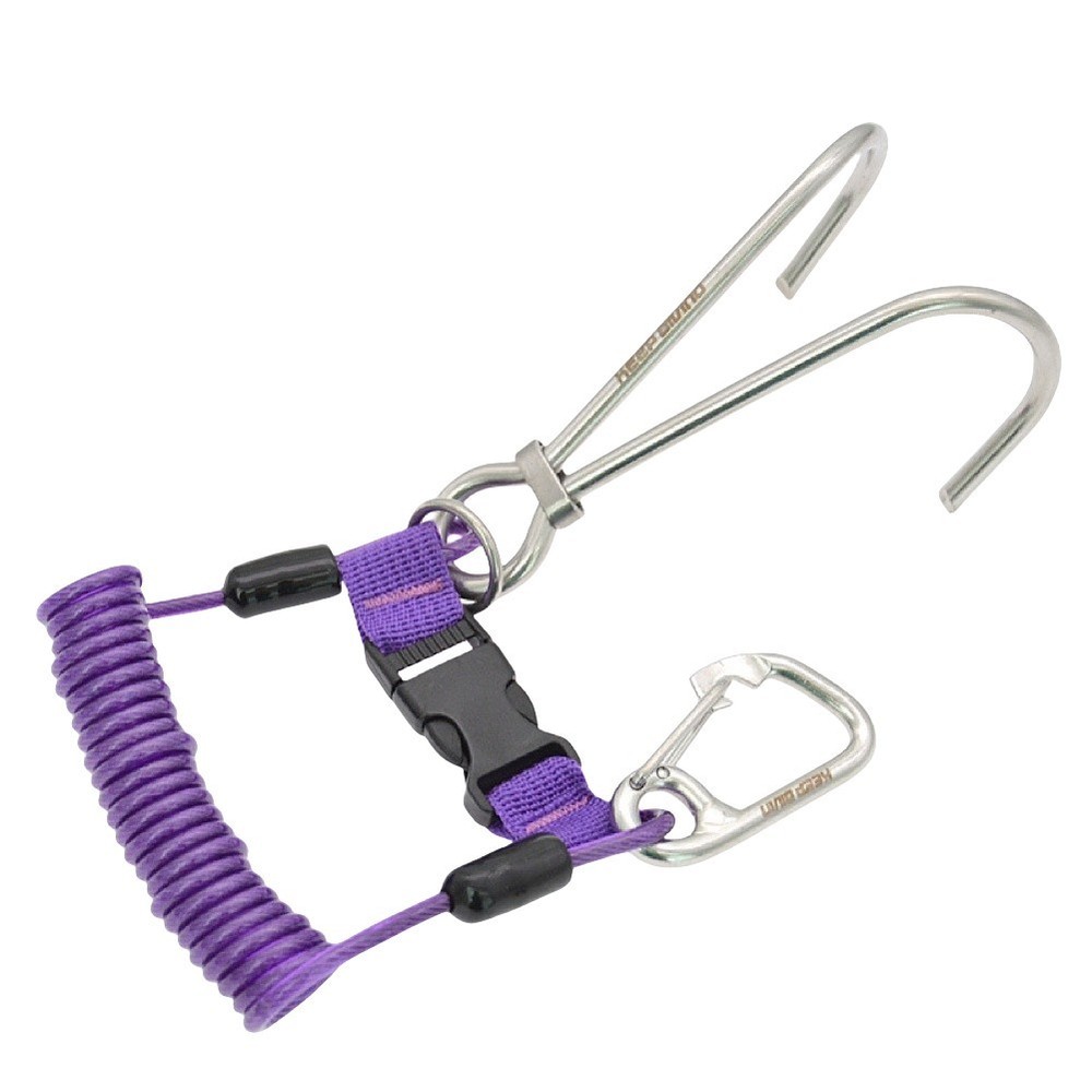 Underwater Exploration Diving Safety Hook Accommodates Various Buckles
