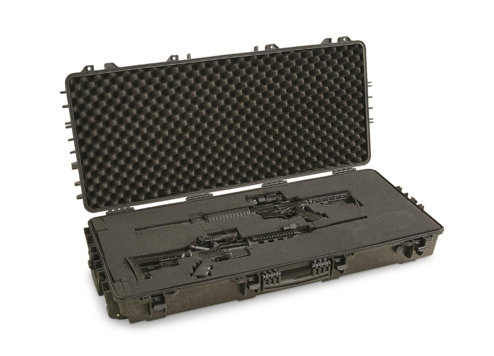Hard Case Compound Bow Archery Rifle Storage Waterproof Box Customize Pad Wheels