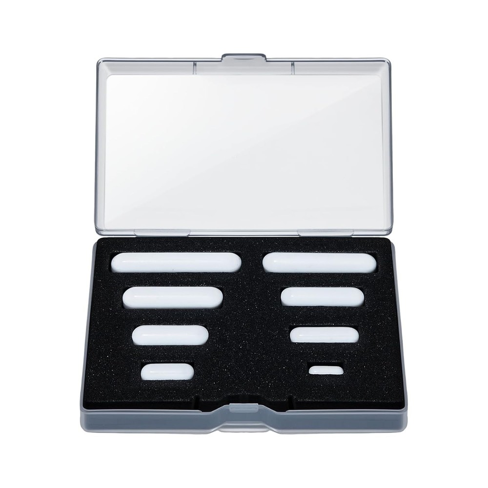 Cylindrical Magnetic Stir Bars - 8 Sizes for Efficient Laboratory Mixing