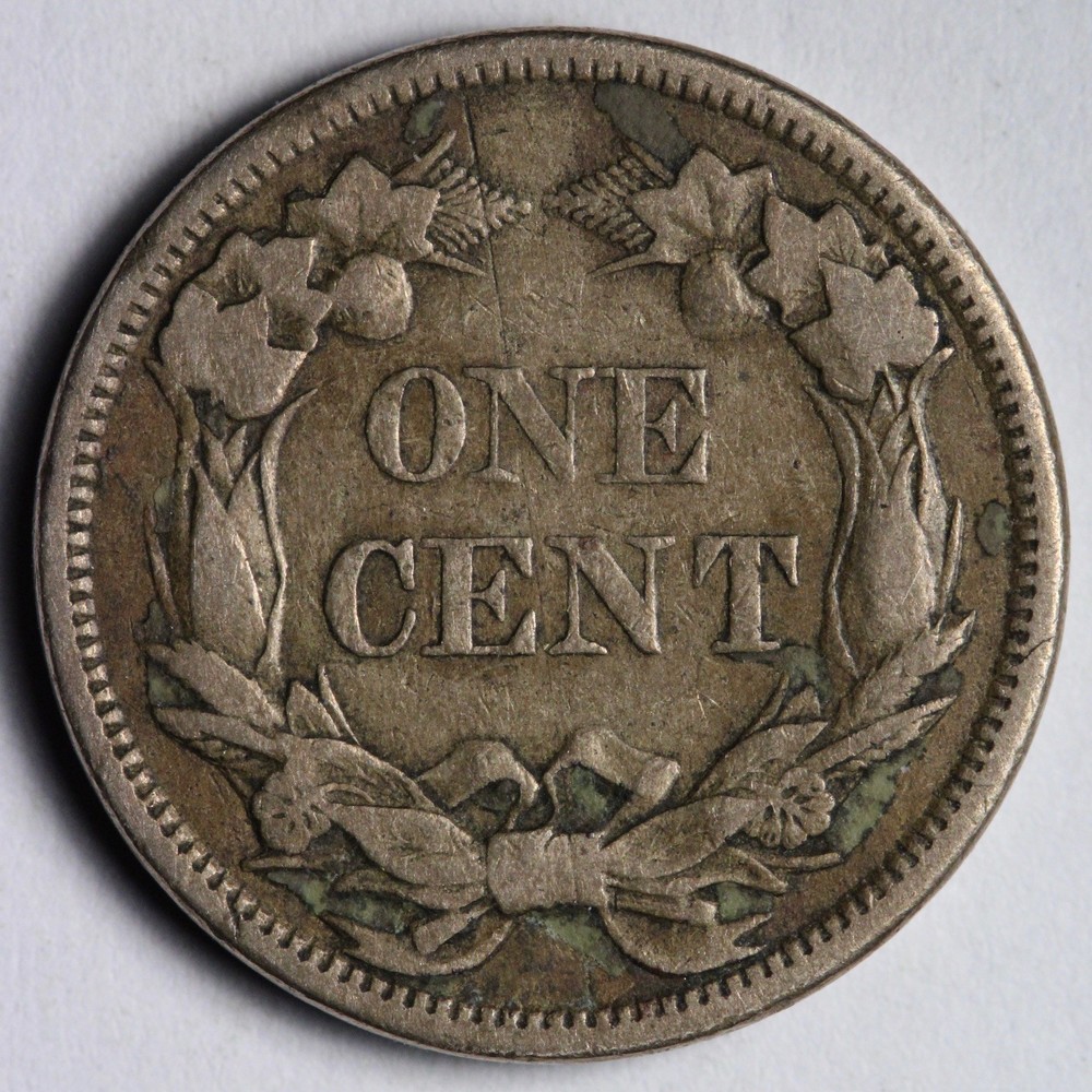 1858 L.L. Flying Eagle Cent Penny XF+ E104 TWLM