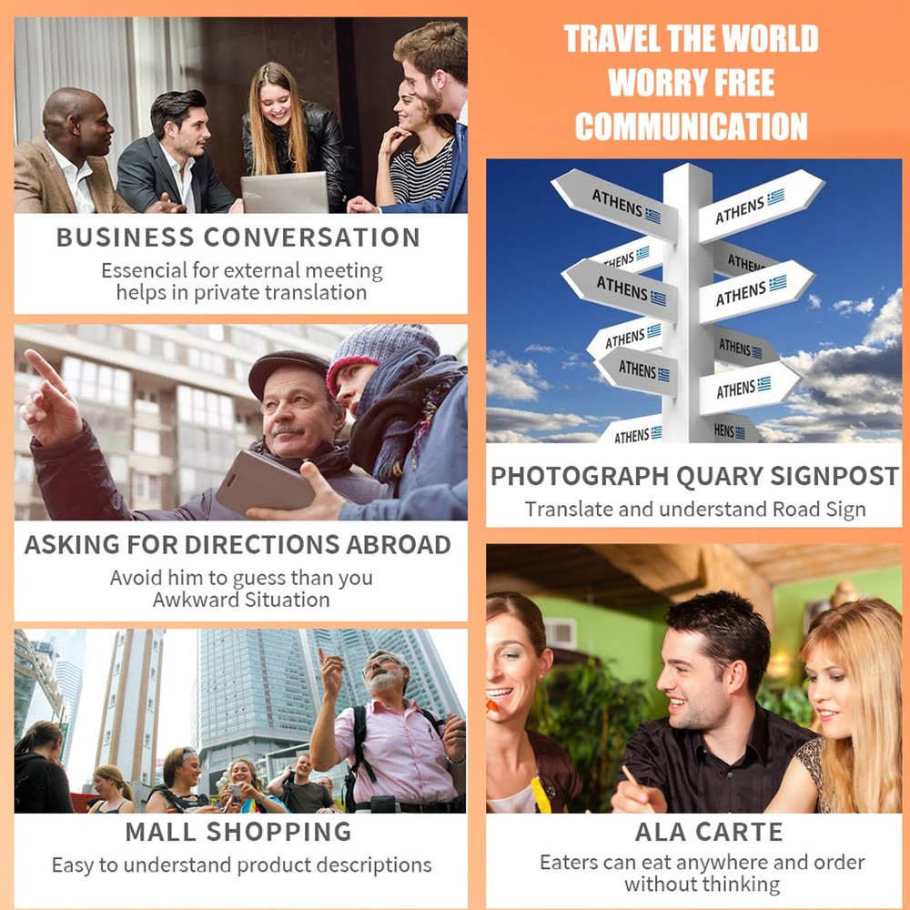 139 Language Translator Device Languages Two-Way Real-Time Language Translator