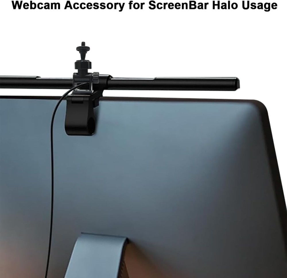 Versatile Web Camera Mount with Strong Adhesive - Fits Logitech & Obsbot Models