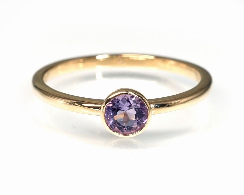 Cut Amethyst K18 Ring [Compassion & Philanthropy] Clochette
