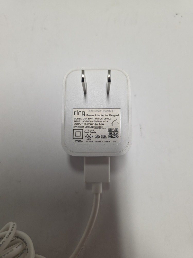 Ring Power Adapter for Ring Alarm Wireless Home Security System