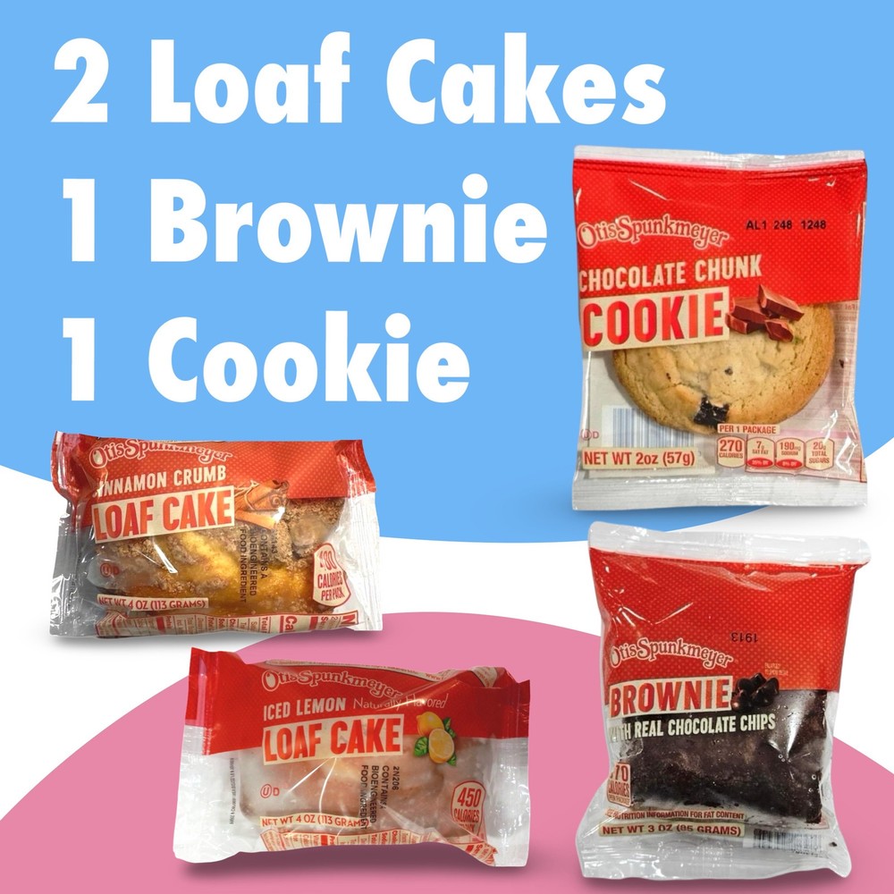 Otis Spunkmeyer Otis Spunkmeyer 10 Unique Snack Cakes Sampler Pack Includes Brow