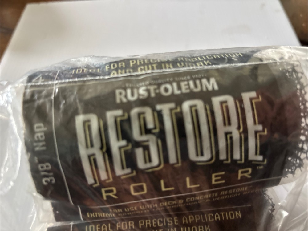 Rust-Oleum RESTORE 1x9" & 2x4”Rollers DESIGNED FOR DECK & CONCRETE RESTORE Lot