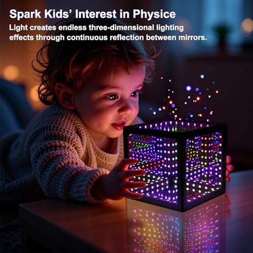 Infinity Hyper Cube LED Light LED Controller with Stand, Controller Built-in