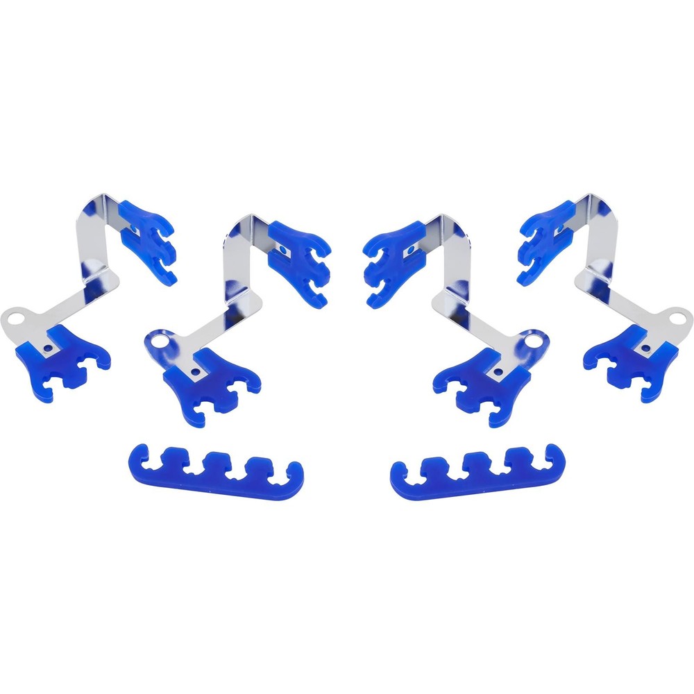 Spark Plug Wire Looms Set, Blue