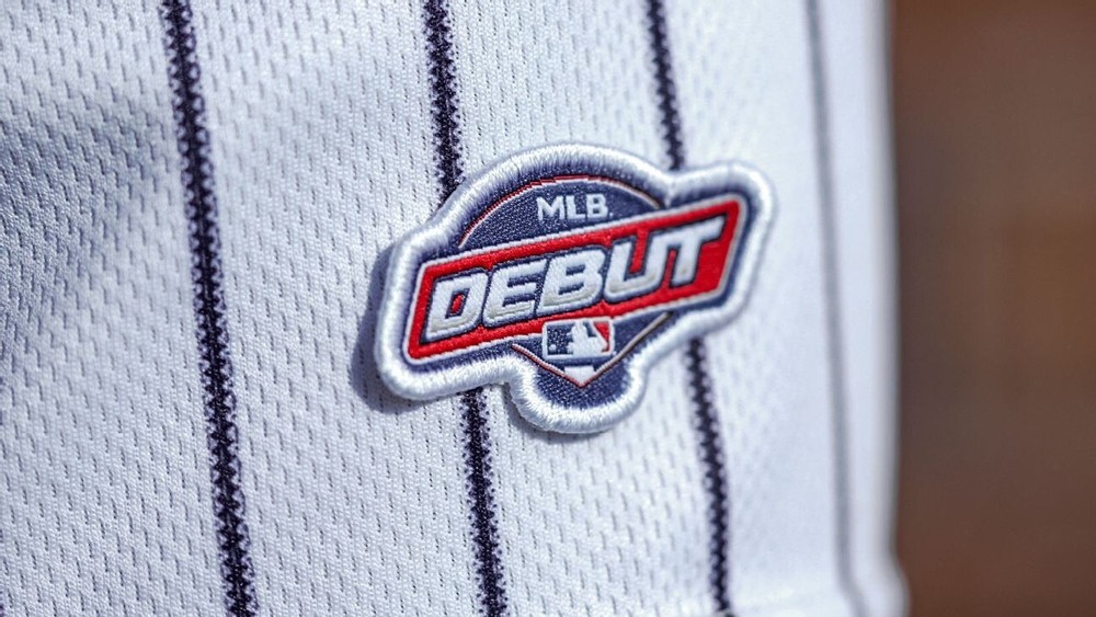 MLB Debut Embroidered Iron-On Baseball Jersey Patch – Official Logo Badge