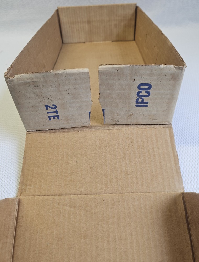 Rare Vintage 1960s IBM Data Processing QC Punch Card Computer Ephemera Box Only