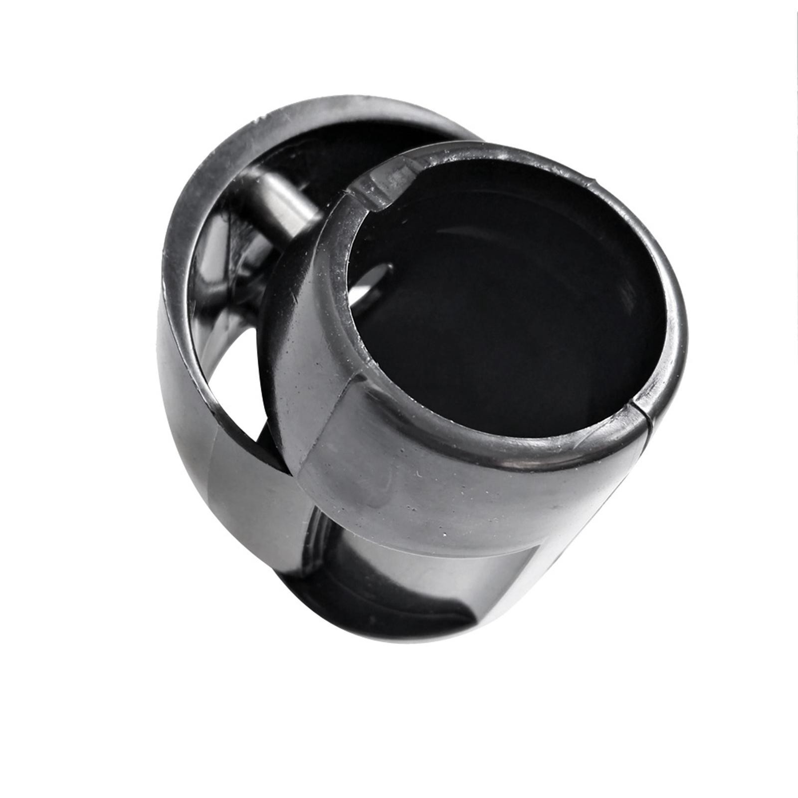 Black Nylon Clamp Button for