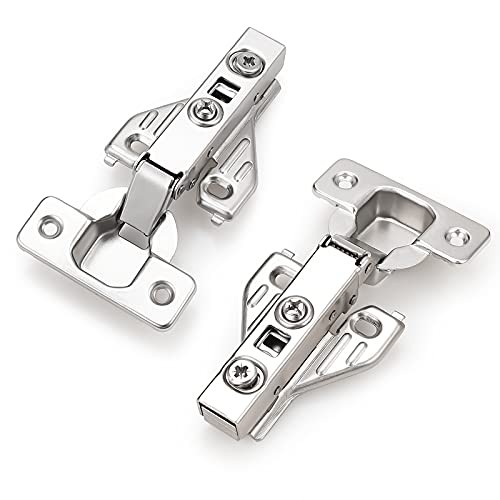 (Pair/4 Pack Full Overlay Soft Closing Clip On Face Frame Mounting Cabinet 2