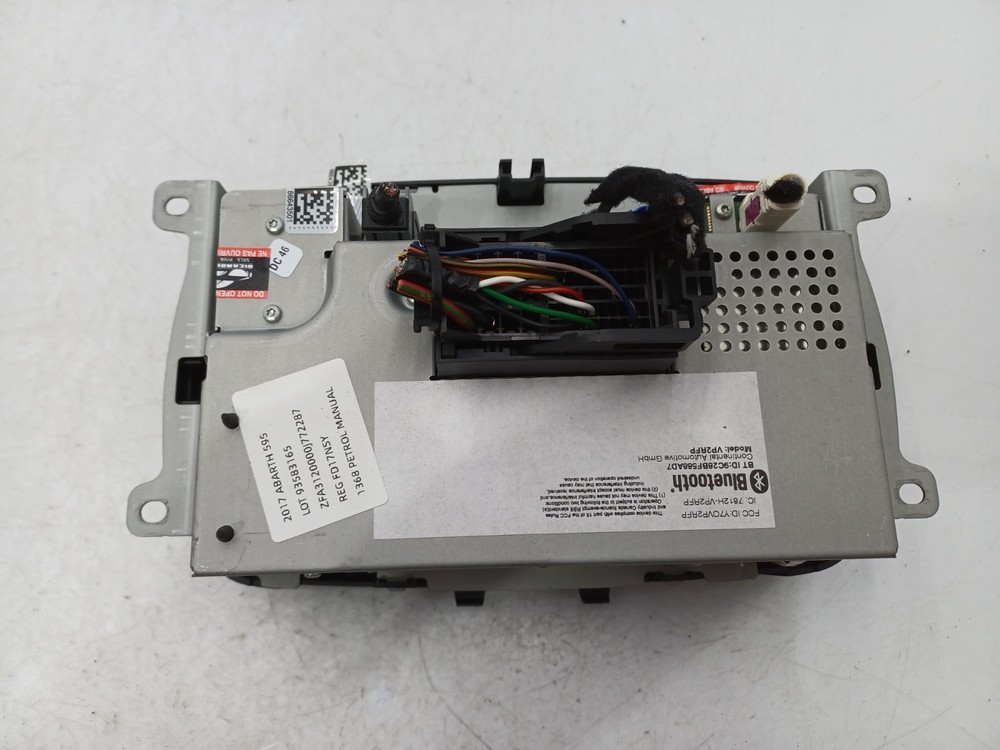 ✅ABARTH 595 2017 07356493140 VE4 BLUETOOTH MULTIFUNCTION SCREEN DISPLAY