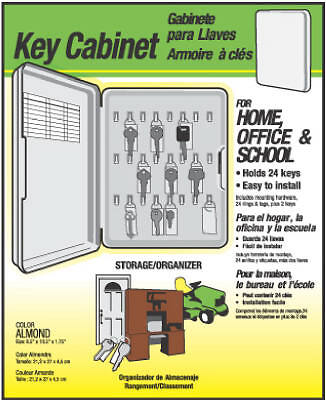 Hy-Ko KO301 Key Cabinet, Holds 24 Keys, Plastic - Quantity 1