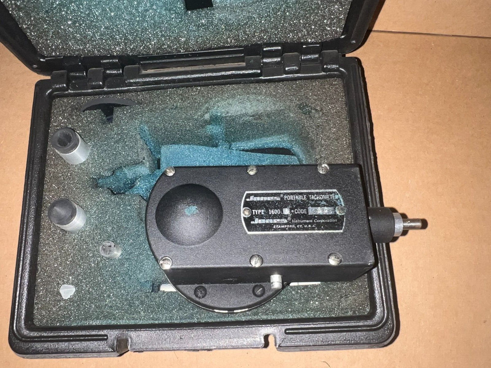 JONES SINGLE RANGE PORTABLE HAND TACHOMETER MODEL 1600-1