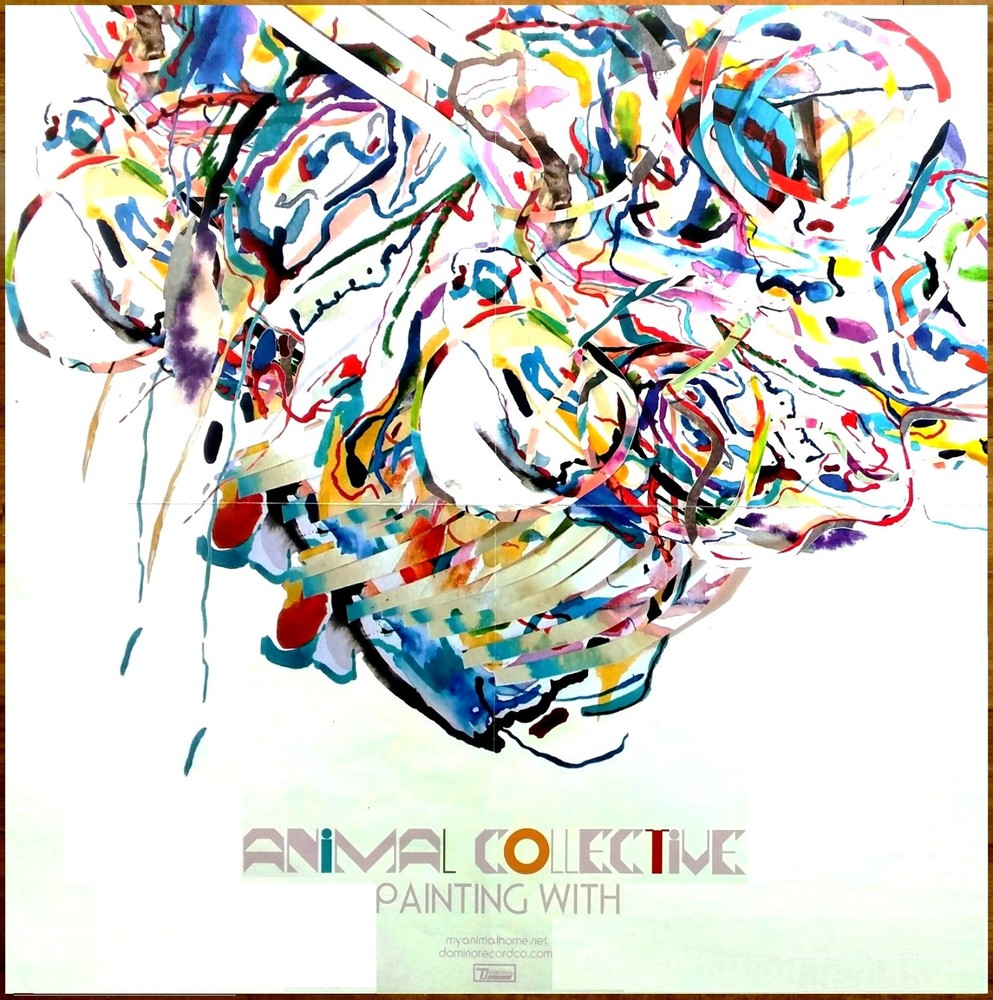 ANIMAL COLLECTIVE Painting With Ltd Ed HUGE Display, Mini Poster + Sticker Lot!
