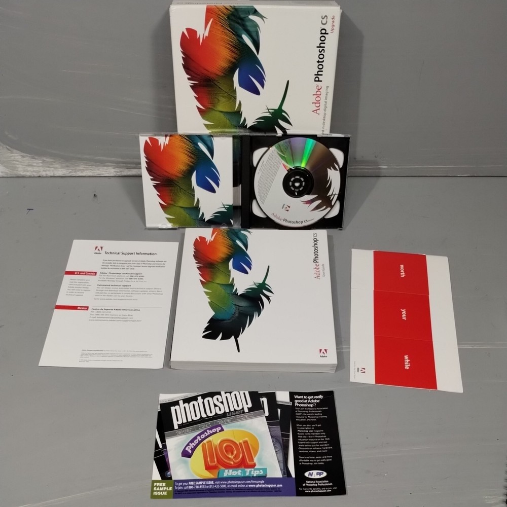 Adobe Photoshop CS Upgrade For Windows Desktop Digital Imaging