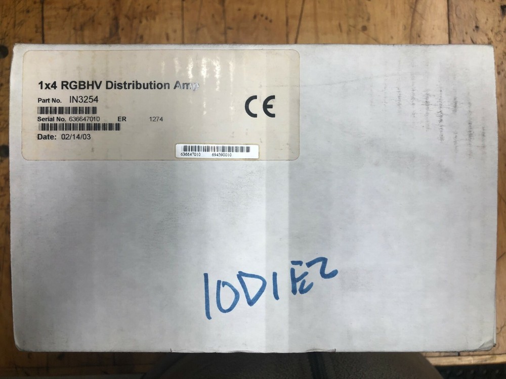 NEW!!! INLINE IN3254 IN3256 HIGH PERFORMANCE Analog Distribution Amplifier NIB