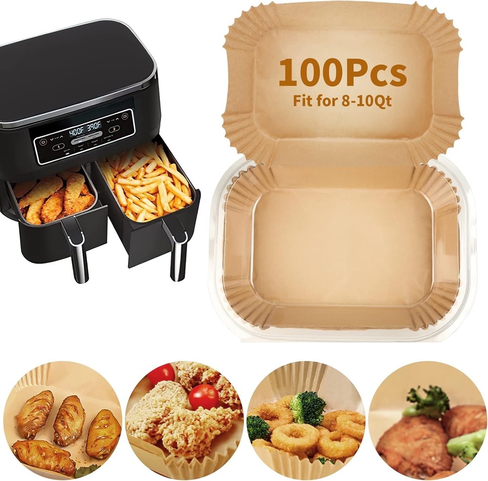 Air Fryer Disposable Paper Liner Rectangle