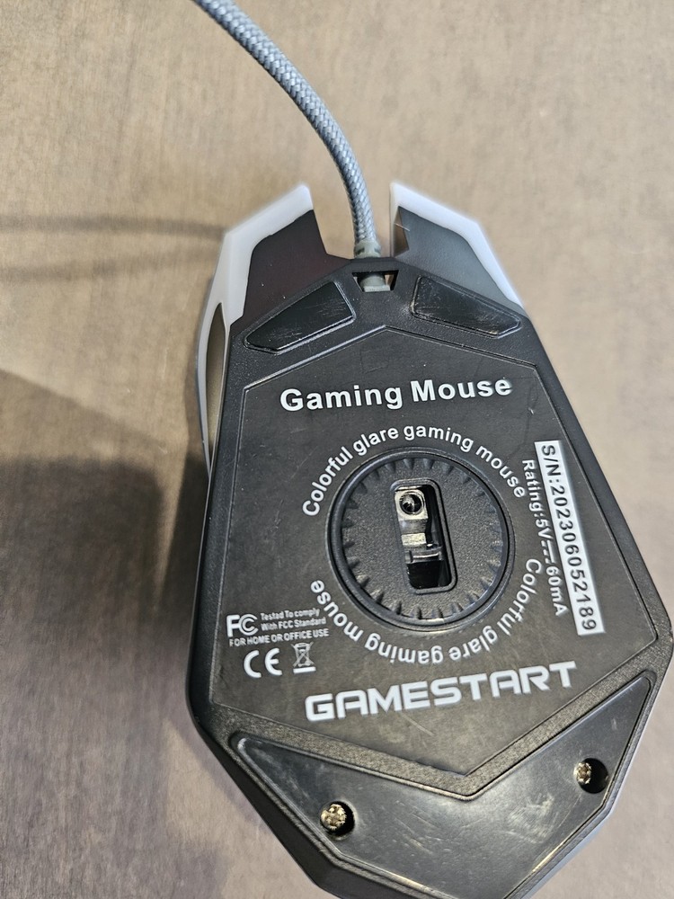 Gamestart Gaming Mouse Color Changing Backlit PC Optical USB Wired